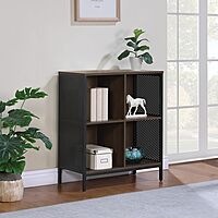 OSP Home Furnishings Ace Contemporary Modern Storage Bookcase