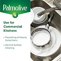 PALMOLIVE Professional Dishwashing Liquid, Dish Soap, Dish Liquid Soap, Phosphate Free, pH Balanced, Dishwasher Cleaner