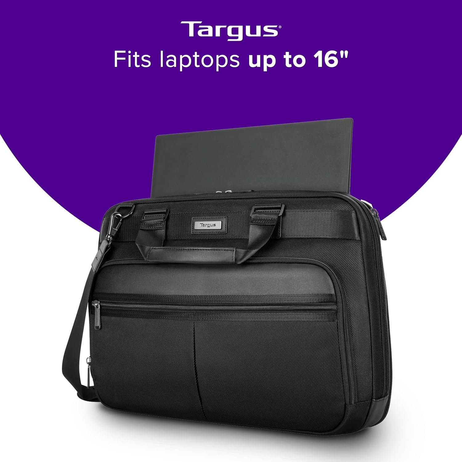 Targus Mobile Elite Laptop Bag for 15.6-inch Laptops, TSA Checkpoint-Friendly Design, Messenger Bag for Men/Women