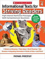 Informational Texts for Striving Readers: Grade 4 (Indian Head)