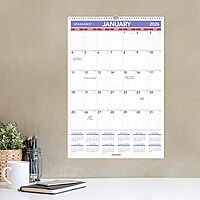 AT-A-GLANCE Monthly Wall Calendar