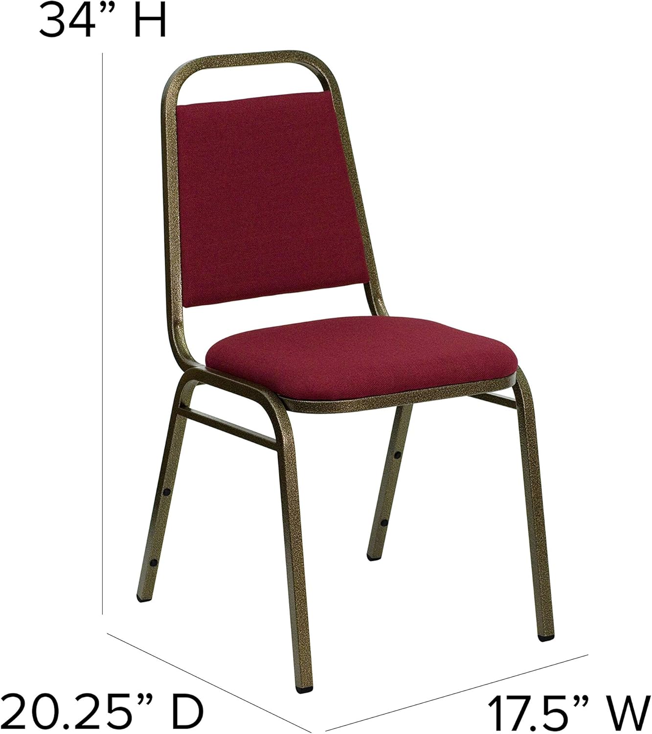 Flash Furniture HERCULES Series Trapezoidal Back Stacking Banquet Chair