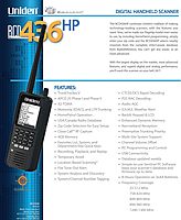 Uniden HomePatrol Series Digital Scanner with TrunkTracker V and S.A.M.E.