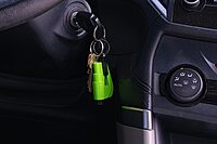 RESQME The Original Compact Keychain Car Escape Tool, 2-in-1 Seatbelt Cutter and Window Breaker, Made in USA