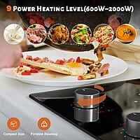 Estufa eléctrica de 2 quemadores y 120 V Estufa eléctrica de 2 quemadores y 120 V