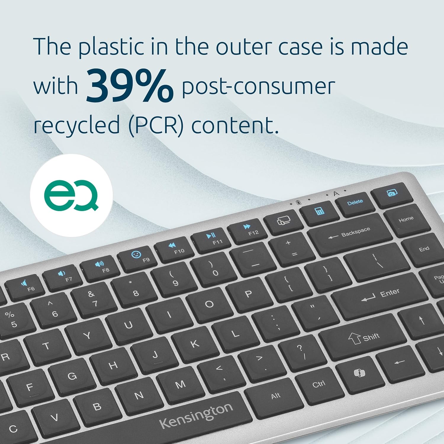 Kensington Compact Keyboard — Quiet Scissor-Switch, Programmable Keys & Copilot Key
