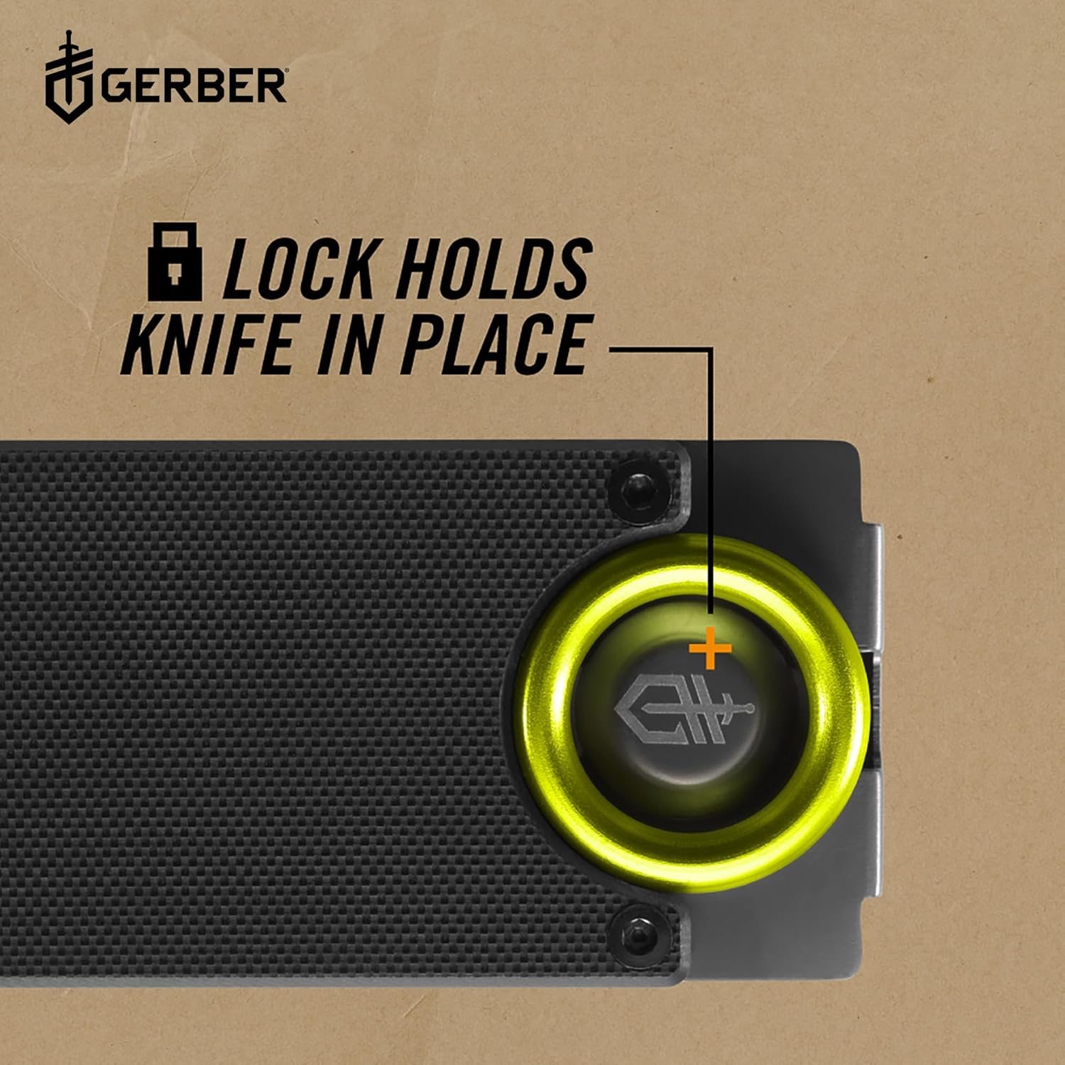 Gerber Gear GDC Money Clip with Pocket Knife - Fixed Blade Knife and Case - EDC Gear and Equipment - Stainless Steel