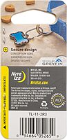 Nite Ize MicroLink Pet Tag Carabiner, Stainless Steel Cat and Dog Tag Clip, 2 Count (Pack of 1) LABEL