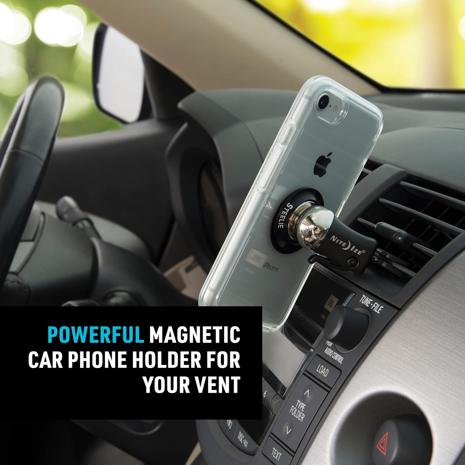 Nite Ize Steelie Vent Kit - Magnetic Phone Mount for Car Vents