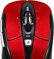 ADESSO iMouse S60 Wireless Optical Mouse with 2.4 GHz RF, Programmable Driver, Tilt-Wheel Scrolling
