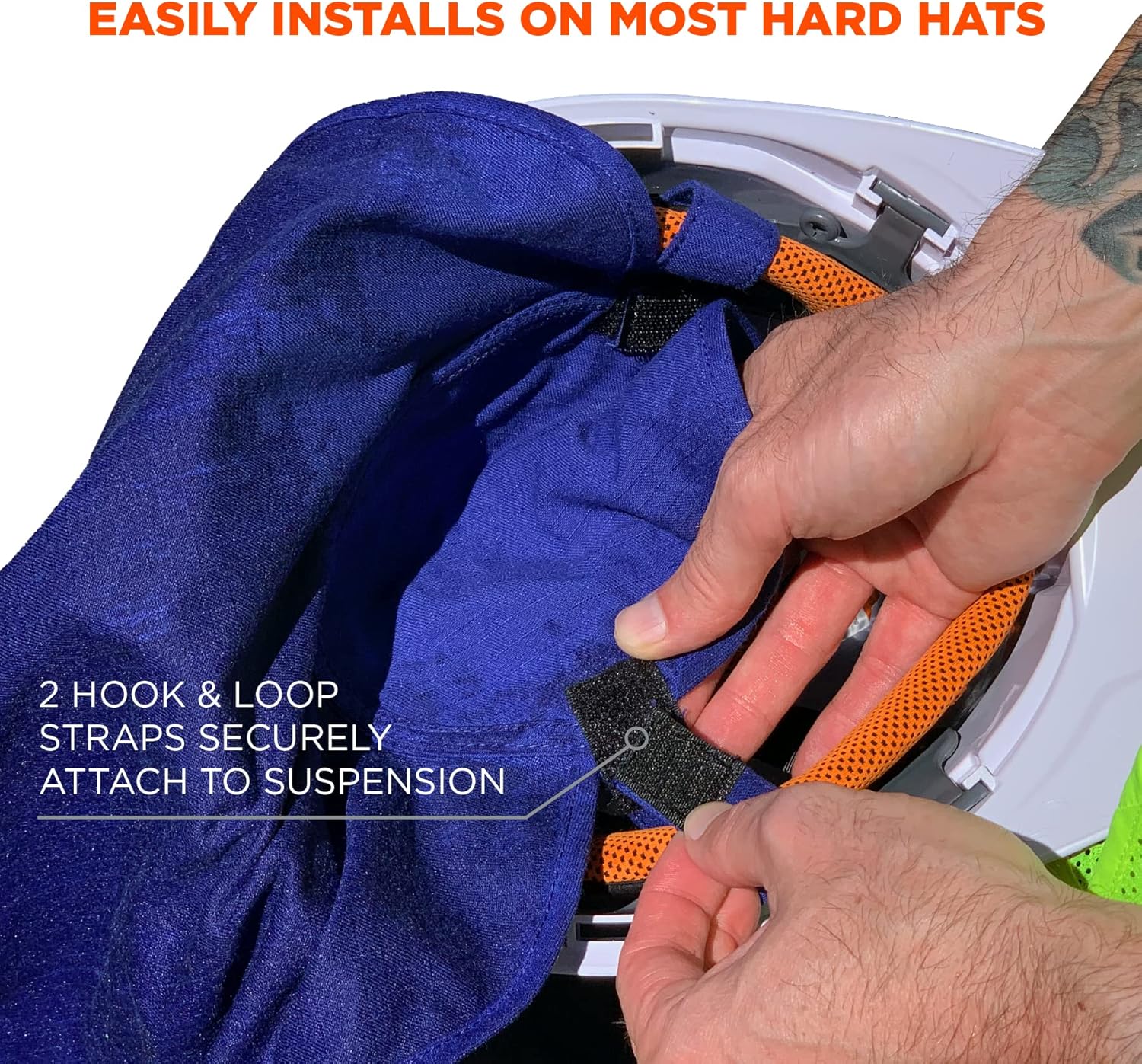 ERGODYNE Chill-Its Evaporative Polymer Cooling Hard Hat Pad
