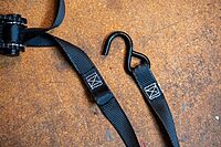 KEEPER Extreme Webbing Combat Ratchet Tie-Downs with Double J Hooks