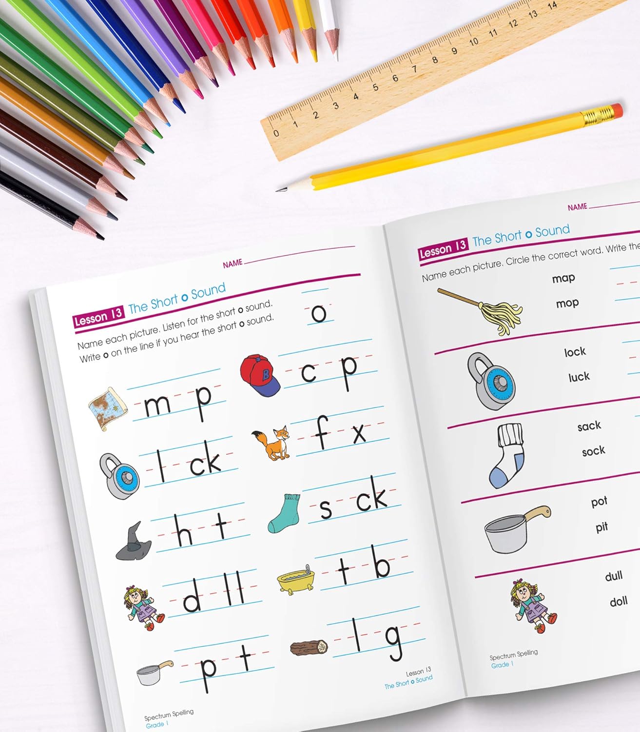 Spectrum Spelling Workbook Grade 1, Ages 6 to 7, 1st Grade Spelling Workbooks