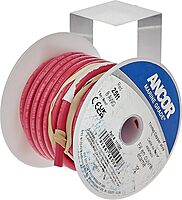Ancor 111525 Marine Grade Electrical Tinned Copper Battery Cable (8-Gauge, Red, 250-Feet)