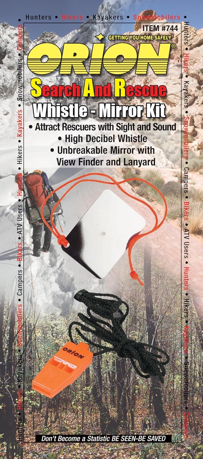 Orion Safety Products 744 Whistle and Mirror Kit