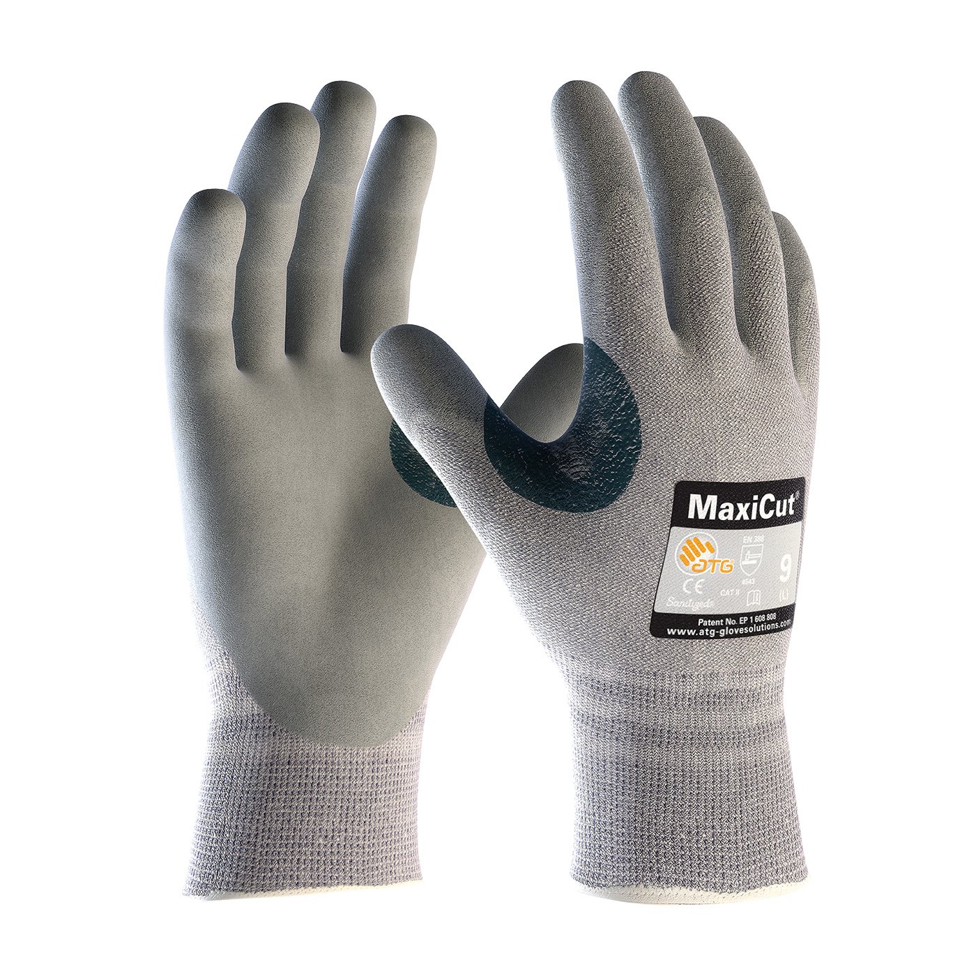 PIP Medium MaxiCut Dyneema Engineered Yarn And Nylon Cut Resistant Gloves With Micro-Foam Nitrile Coating