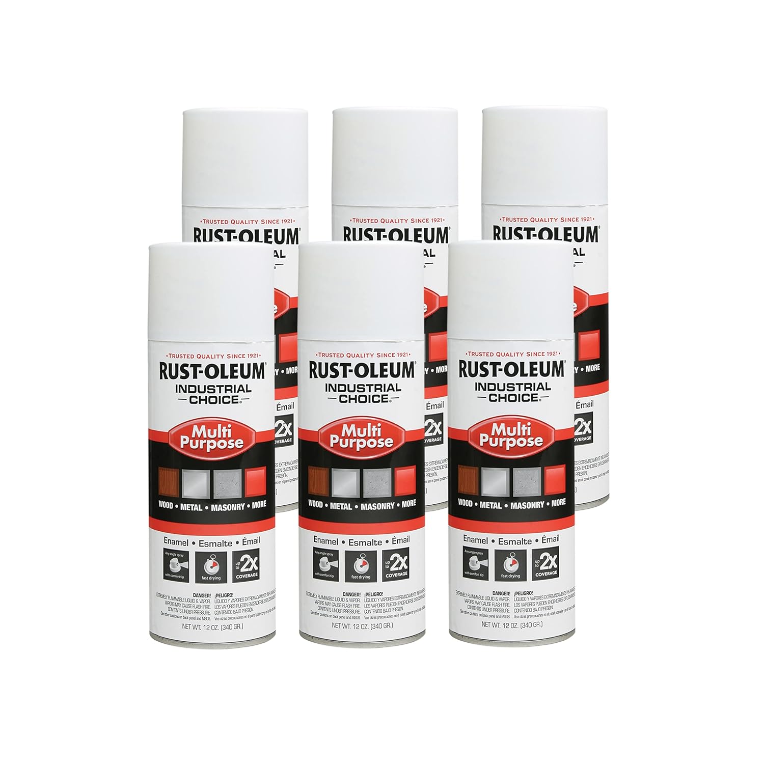 Rust-Oleum Industrial Choice 1600 System Multi-Purpose Enamel Spray Paint