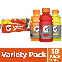Gatorade Thirst Quencher Sports Drink, Variety Pack, 12 Fl Oz (Pack of 18) Classic Variety 12 Fl Oz (Pack of 18)