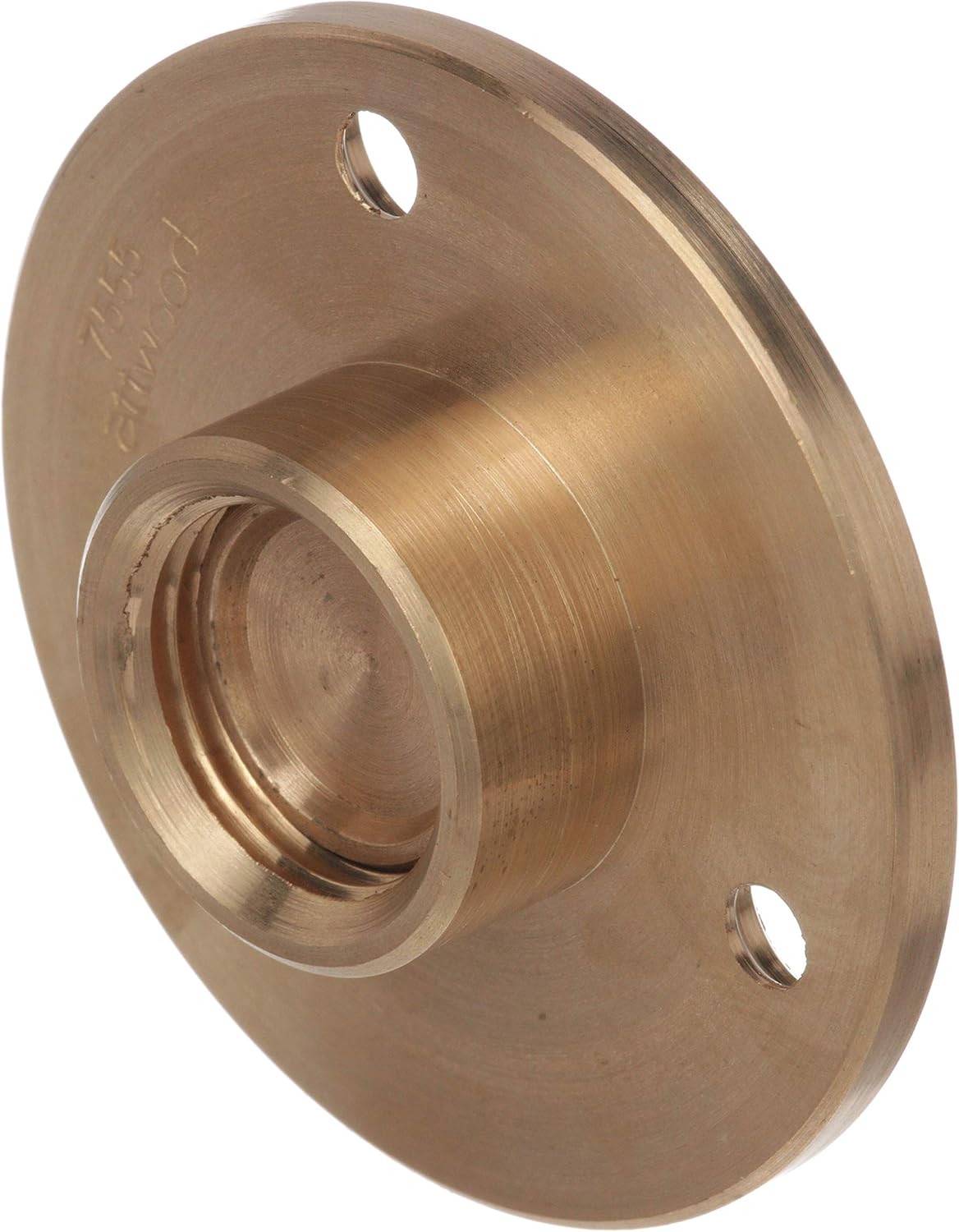 Attwood 7555-3 Bronze Garboard Drain Plug, for Bilge Drainage, Removable Nut, 3/8-Inch Neck Depth, ½-Inch NOT Drain
