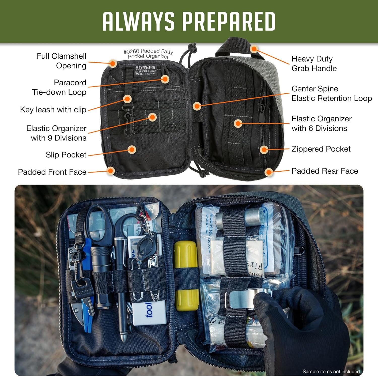 MAXPEDITION Padded Fatty Pocket Organizer EDC Pouch