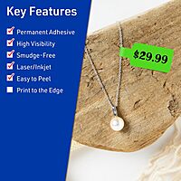 Avery Printable Wraparound Band Labels, Sure Feed Technology, Cigar Band Labels, Laser/Inkjet Printable