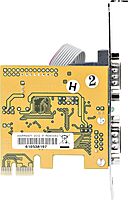 StarTech.com 2-Port PCI Express Serial Interface Card, Dual Port PCIe to RS232 (DB9) Serial Card, 16C1050 UART