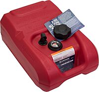 ATTWOOD 8803LP2 EPA and CARB Certified 3-Gallon Portable Marine Fuel Tank