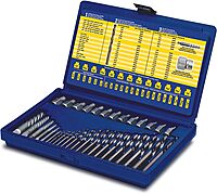 IRWIN HANSON Screw Extractor and Drill Bit Set, Spiral Flute