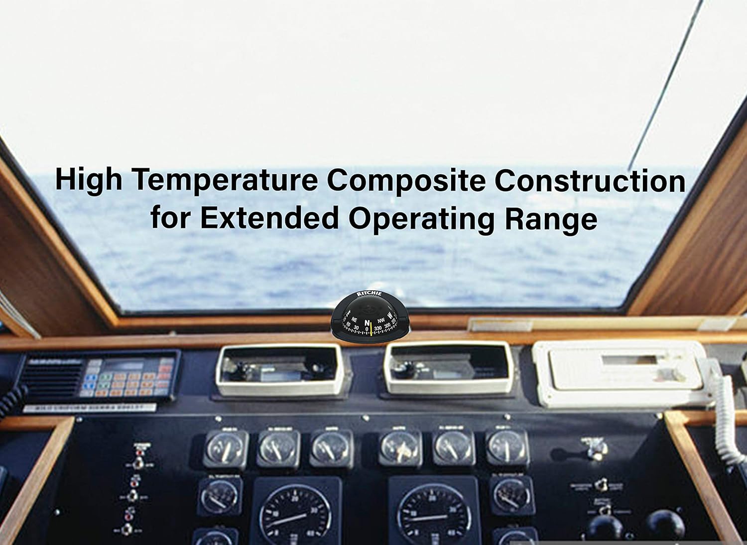 S-53 Ritchie Navigation Explorer Compass 2 3/4-Inch Dial with Surface Mount, Black