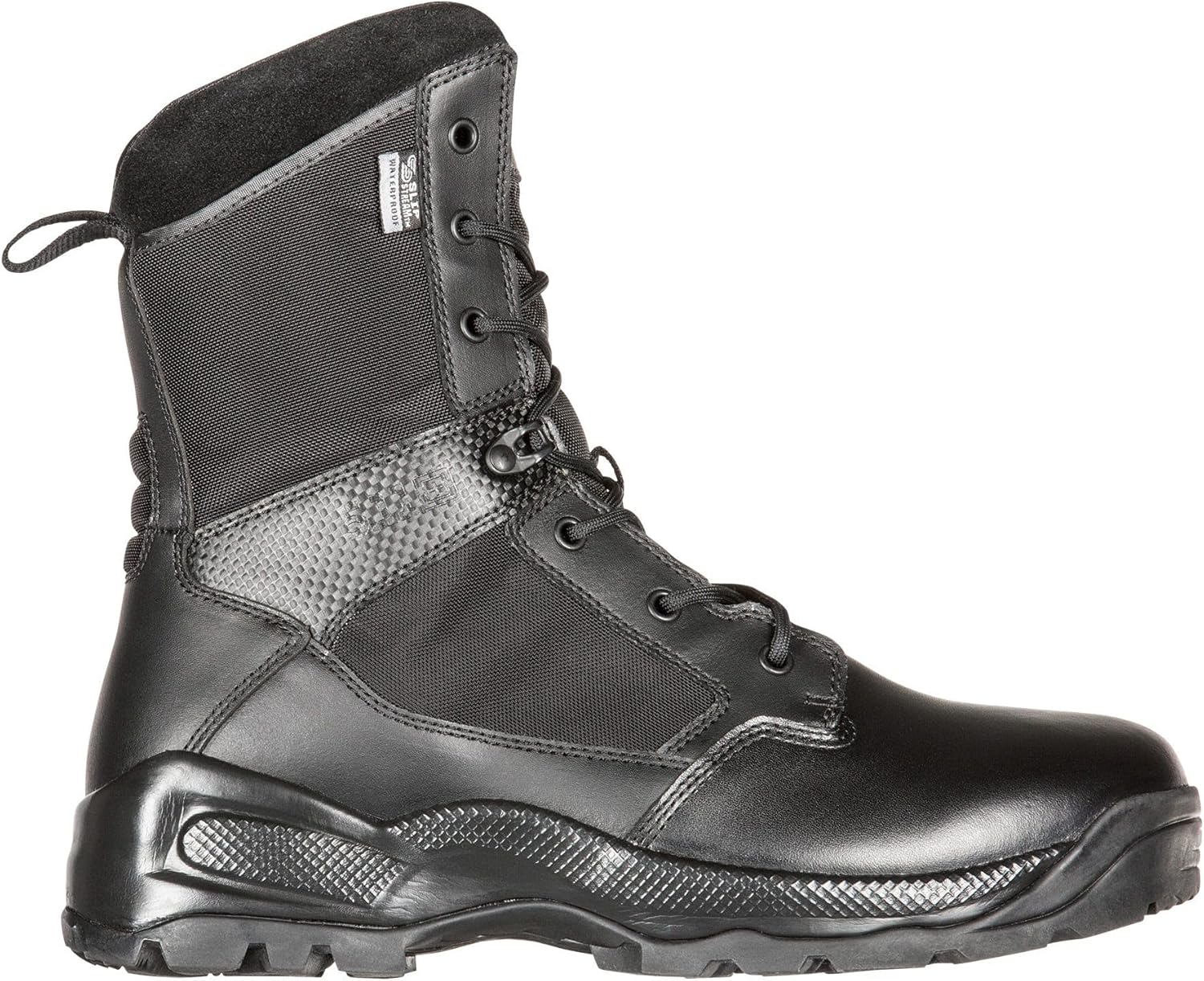 5.11 Tactical Men's Patrol Storm Waterproof Boots, ATAC 2.0 8", Side-Zip, Style 12392ABR