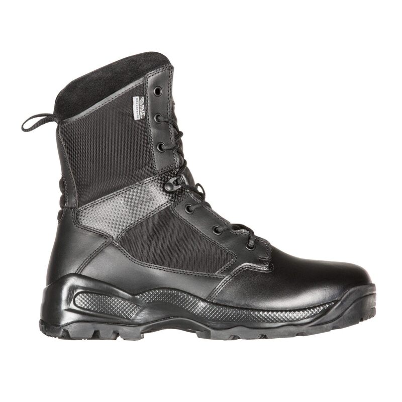 5.11 Tactical Men's Patrol Storm Waterproof Boots, ATAC 2.0 8", Side-Zip, Style 12392ABR