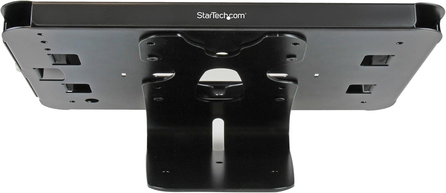StarTech.com Secure Tablet Enclosure Stand- Lockable Anti Theft Steel Desk or Wall Mount for 9.7" iPad/Tablet