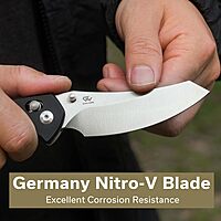 CIVIVI Sixgill Folding Pocket Knife for EDC, 3.41'' Blade