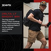 VERTX Delta LT 8 Inch Mens Tactical Shorts