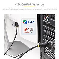 StarTech.com VESA-Certified DisplayPort 2.1 Cable (Male-to-Male)