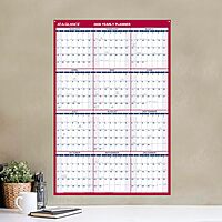 AT-A-GLANCE Reversible Erasable Wall Calendar, Vertical/Horizontal