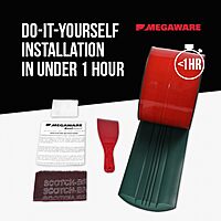 MEGAWARE KEELGUARD Self-Adhesive DIY Keel Guard 5-Inch Wide (9 Standard Lengths, 11 Colors)