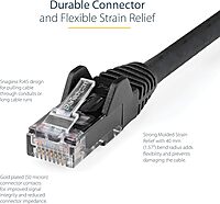 StarTech.com LSZH CAT6 Ethernet Patch Cable - 10 Gigabit 650MHz, 100W PoE, Snagless RJ45
