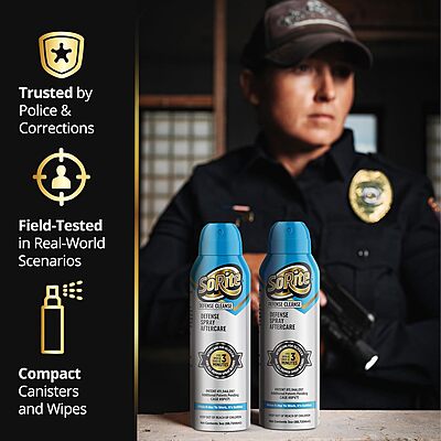 SORITE SAFETY Defense Cleanse Pepper Spray Aftercare