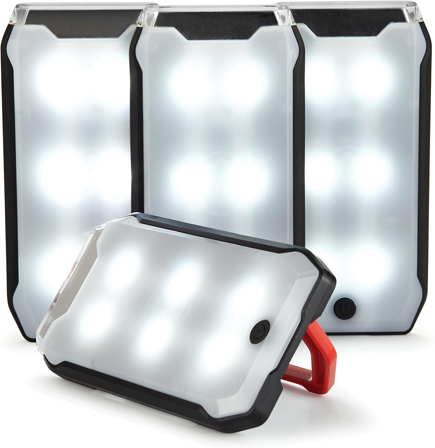 Coleman Quad Panel 800L LED Lantern, Water-Resistant Lantern with 4 Removable Magnetic Light Panels & USB Charging Port