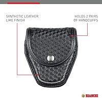 BIANCHI AccuMold Elite Model 7917 Double Handcuff Case