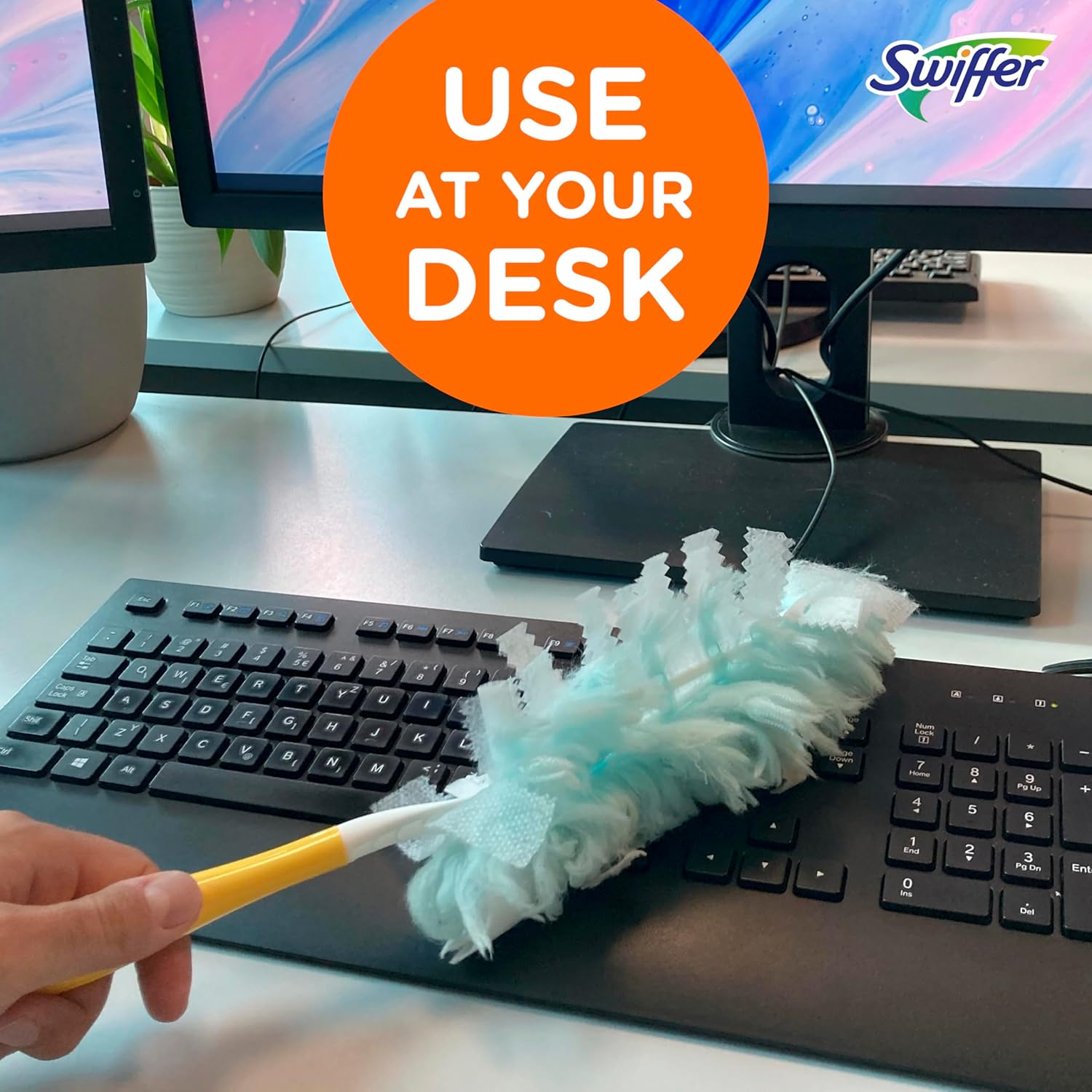 Swiffer Dusters Refill for Cleaning, Made by SWIFFER, Feather & Microfiber Duster Disposable Alternative
