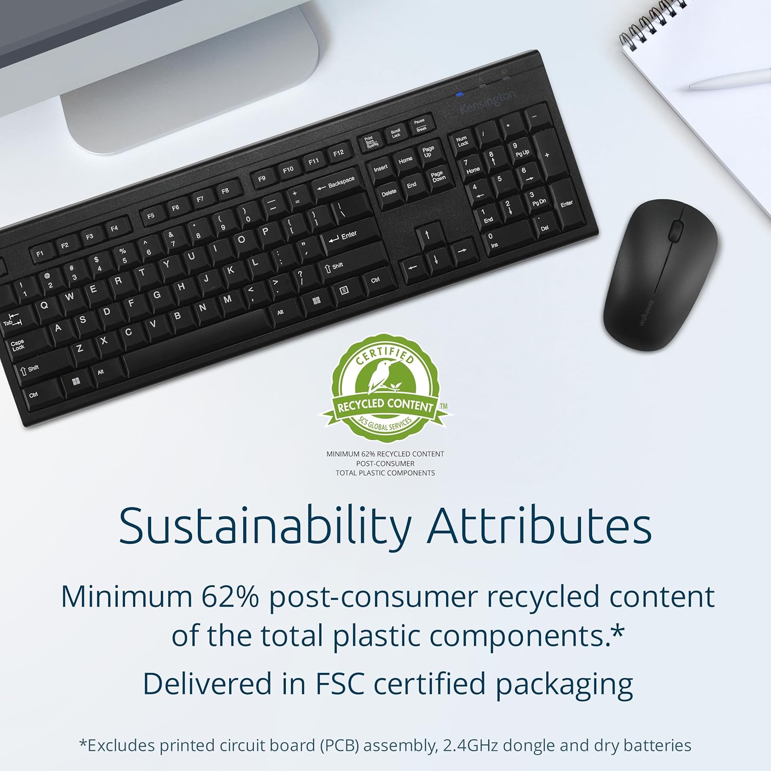 Kensington EQ Wireless Keyboard & Desktop Set