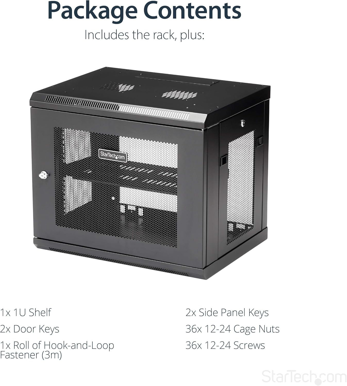 StarTech.com 19" Wall-Mount Server Rack Cabinet