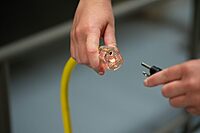 SOUTHWIRE Extra Heavy Duty 10/3 SJTW-A Extension Cord with Lighted End