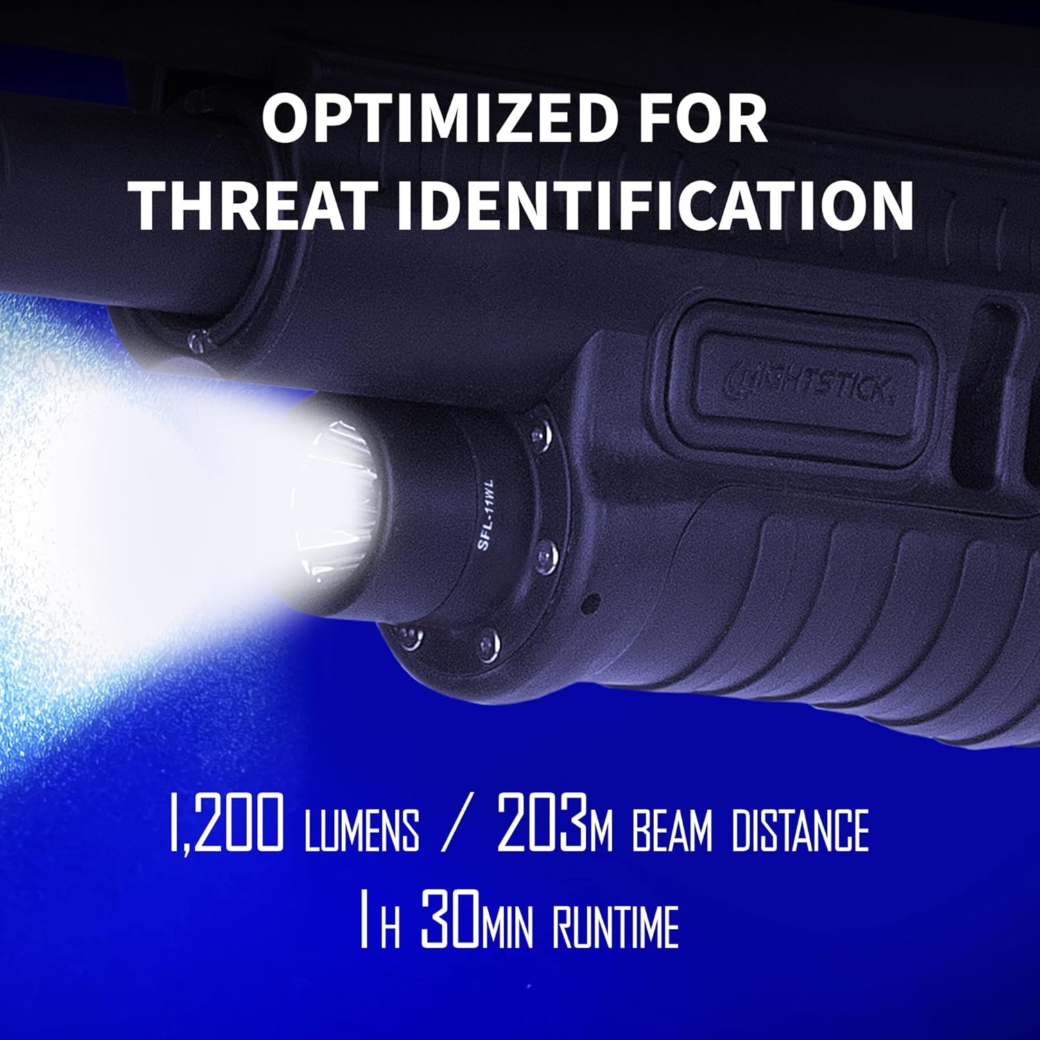 Nightstick SFL-11WL Shotgun Forend Light - 1200 Lumens Forend Light for Mossberg 500/590/590A1/Shockwave