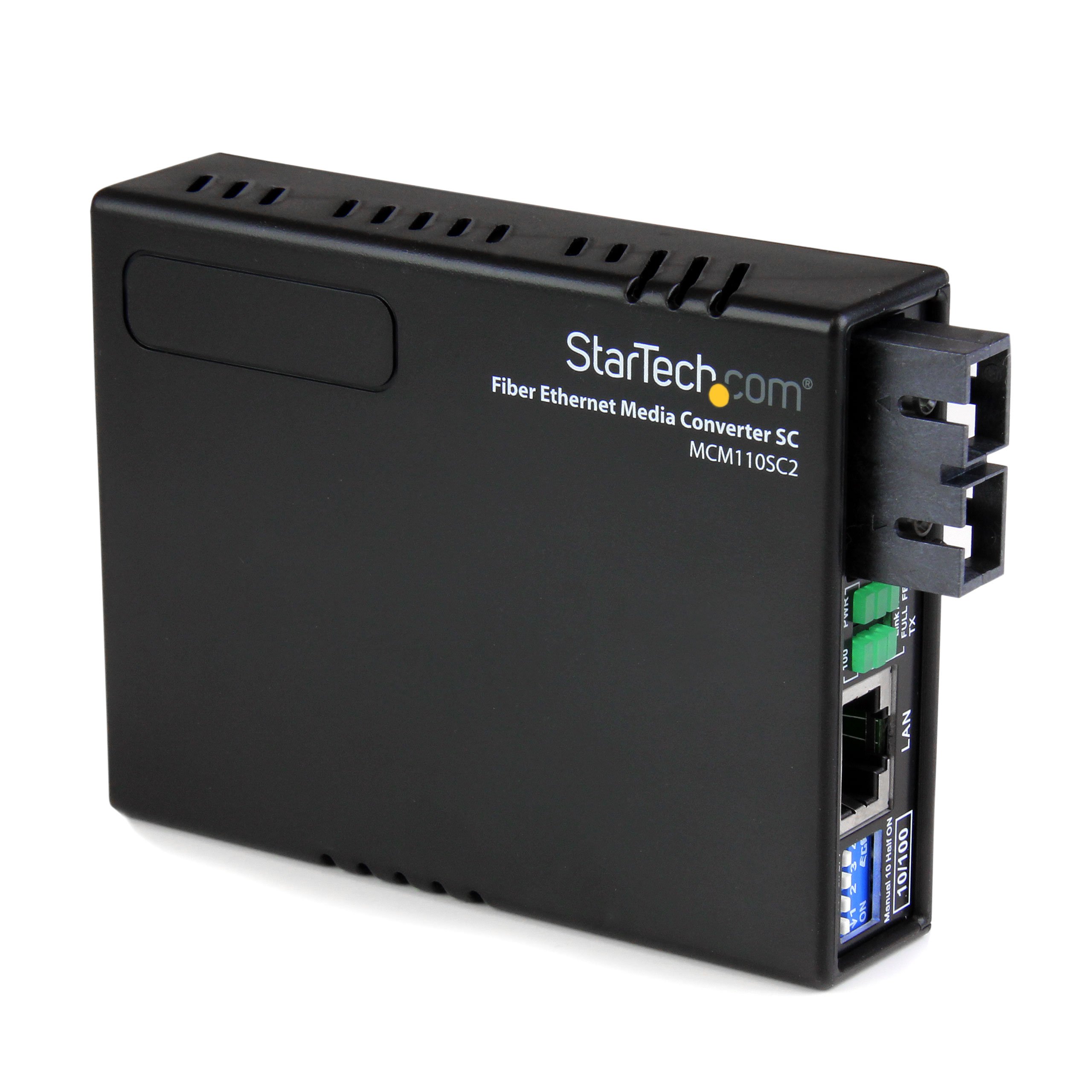 StarTech.com Multimode SC Fiber Media Converter - Ethernet to SC