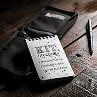 Rite in the Rain Weatherproof Top-Spiral Notebook Kit with CORDURA Cover and All-Weather Pen