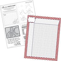 BARKER CREEK Incentive Chart Set of 4, Chevron, 17 x 22