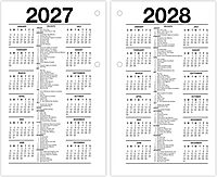 AT-A-GLANCE Daily Loose-Leaf Desk Calendar Refill, 3.5 x 6, Standard (Fits 17 Style bases)